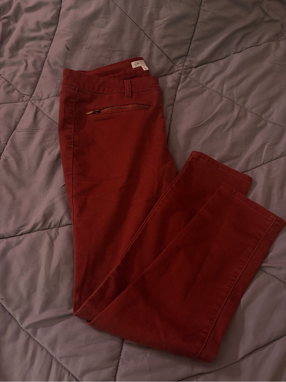 love, Fire women’s Deep Red Slim Chinos